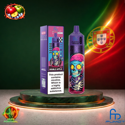 Vape descartável Fumot Tornado 30K sabor Double Apple 30000 puffs 30K tragadas mais barato