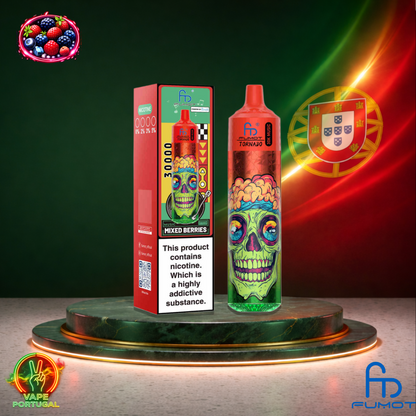 Vape descartável Fumot Tornado 30K sabor Mixed Berries 30000 puffs 30K tragadas mais barato
