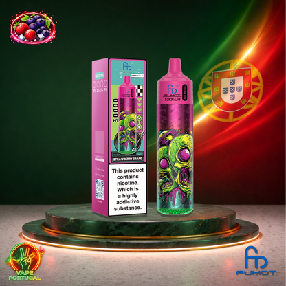 Vape descartável Fumot Tornado 30K sabor Strawberry Grape 30000 puffs 30K tragadas mais barato