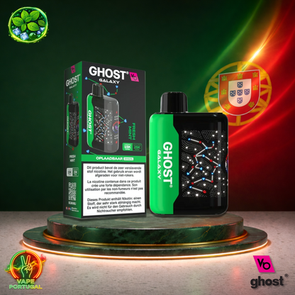 Vape descartável Ghost Galaxy 25K sabor Fresh Mint 25000 puffs 25K tragadas mais barato