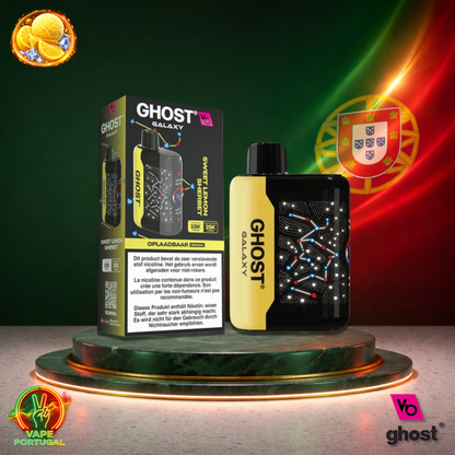 Vape descartável Ghost Galaxy 25K sabor Sweet Lemon Sherbet 25000 puffs 25K tragadas mais barato