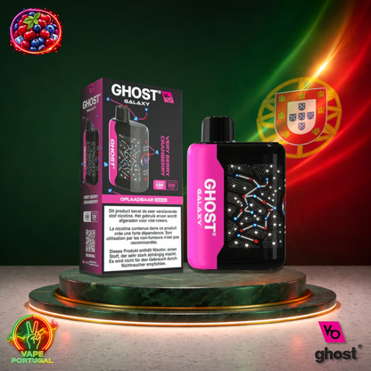 Vape descartável Ghost Galaxy 25K sabor Very Berry Cranberry 25000 puffs 25K tragadas mais barato