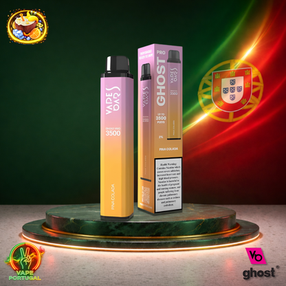 Vape descartável Ghost Pro 3500 sabor Pina Colada 3500 puffs 3.5K tragadas mais barato