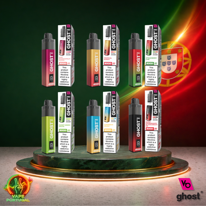 Vape descartável Ghost Pro 8K Mix 2 8000 puffs comprar em Portugal