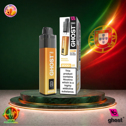 Ghost Pro 8K Puffs | Vape Deascartável Portugal 2% Nicotina