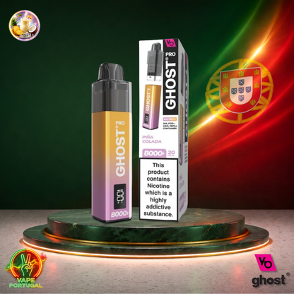 Ghost Pro 8K Puffs | Vape Deascartável Portugal 2% Nicotina