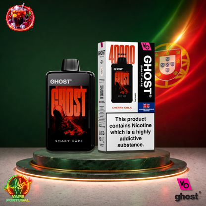 Vape descartável Ghost Smart Vape 40K sabor Cherry Cola 40000 puffs 40K tragadas mais barato