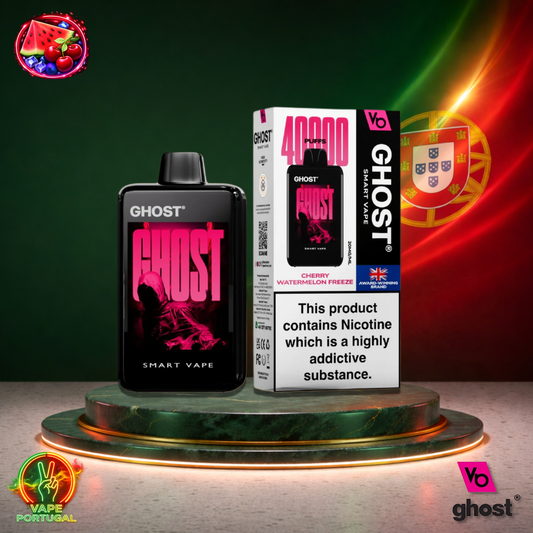 Vape descartável Ghost Smart Vape 40K sabor Cherry Watermelon Freeze 40000 puffs 40K tragadas mais barato