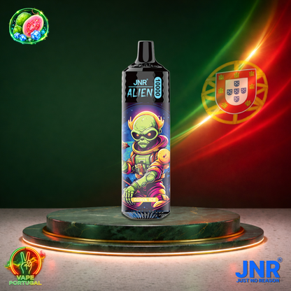 Vape descartável JNR Alien 10K sabor Guava Ice 10000 puffs 10K tragadas mais barato