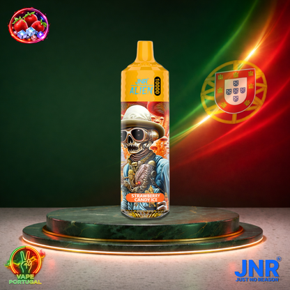 Vape descartável JNR Alien 10K sabor Strawberry Candy Ice 10000 puffs 10K tragadas mais barato