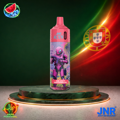 Vape descartável JNR Alien 10K sabor Zesty Watermelon 10000 puffs 10K tragadas mais barato