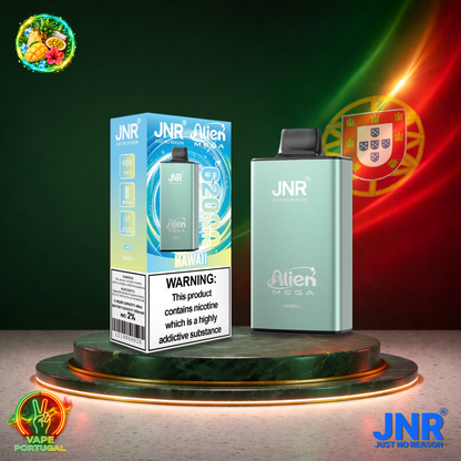 Vape descartável JNR Alien Mega 62K Hawaii 62000 puffs comprar em Portugal