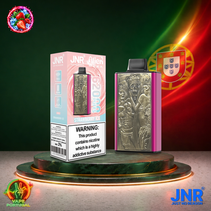 Vape descartável JNR Alien Mega 62K Strawberry Ice 62000 puffs comprar em Portugal