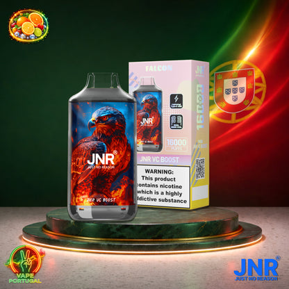 Vape descartável JNR Falcon 16K sabor VC Boost 16000 puffs 16K tragadas mais barato