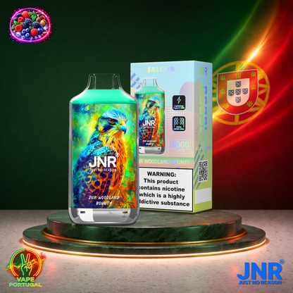 Vape descartável JNR Falcon 16K sabor Woodland Bounty 16000 puffs 16K tragadas mais barato