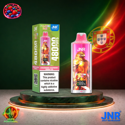 Vape descartável JNR Falcon Bar 48K sabor Strawberry Raspberry Cherry Ice 48000 puffs 48K tragadas mais barato