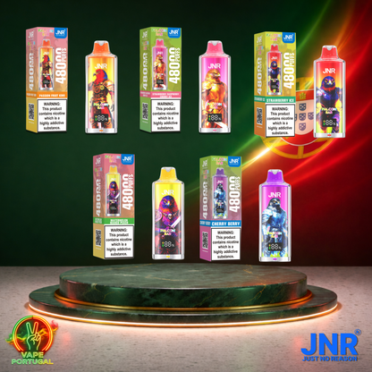 Vape descartável JNR Falcon Bar 48K sabor Vários Sabores 48000 puffs 48K tragadas mais barato