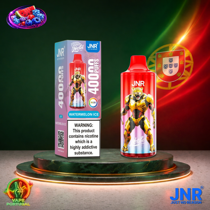 Vape descartável JNR Leopard sabor Watermelon Ice 40000 puffs 40K tragadas mais barato