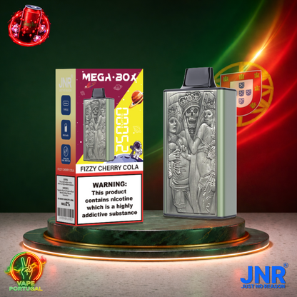 Vape descartável JNR Mega Box 25K sabor Fizzy Cherry Cola 25000 puffs 25K tragadas mais barato