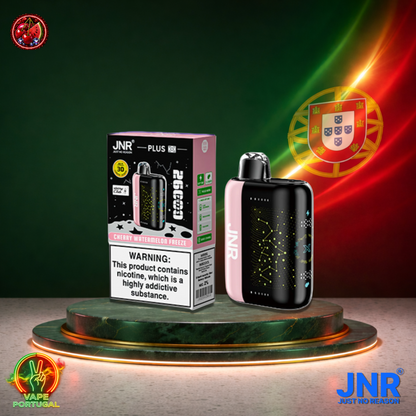 Vape descartável JNR Plus X 26K sabor Cherry Watermelon Freeze 26000 puffs 26K tragadas mais barato
