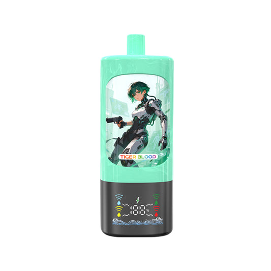 Vape descartável JNR Quads 120K Tiger Blood 2% nicotina 120000 puffs em Portugal