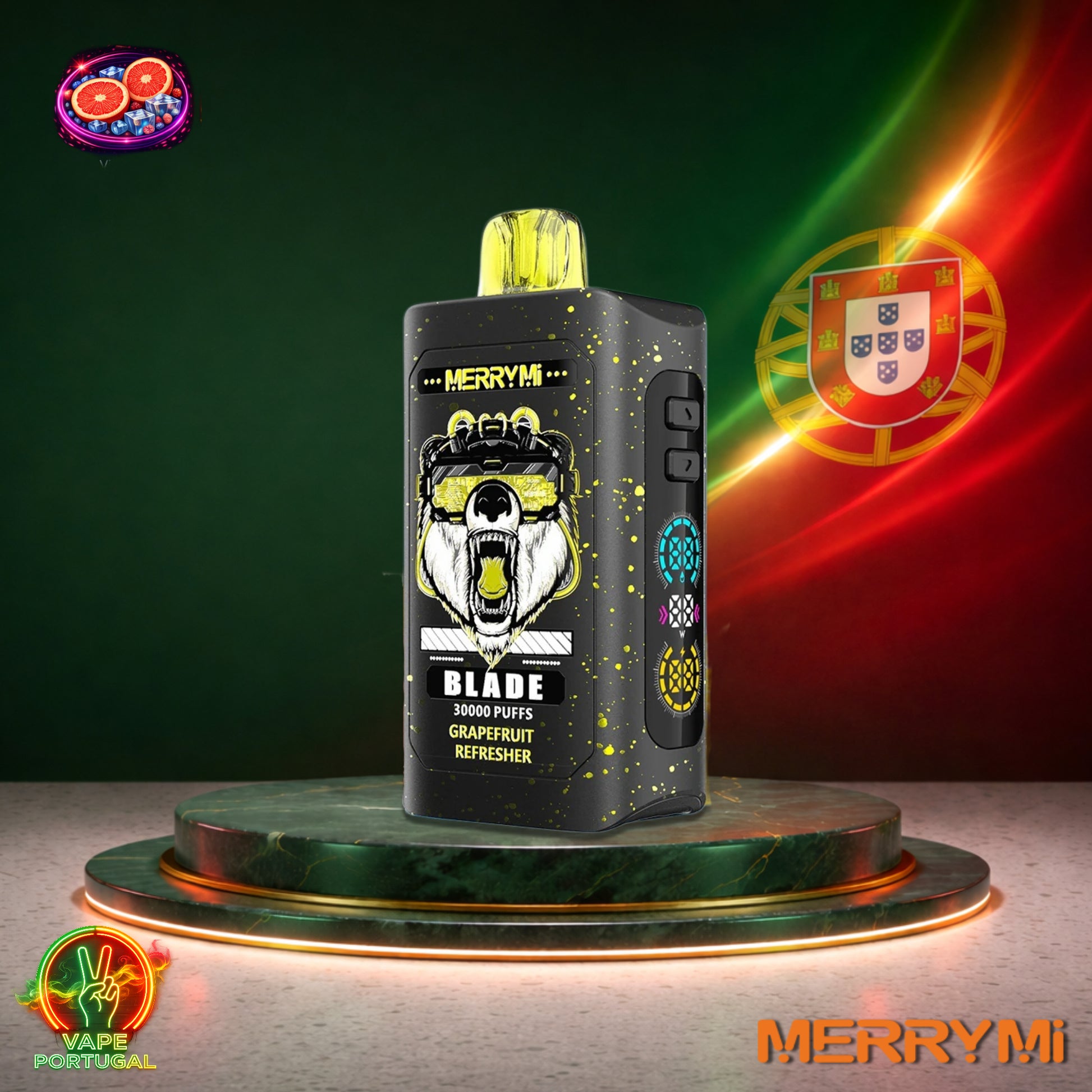 Vape descartável MerryMi Blade 30K sabor Grapefruit Refresher 30000 puffs 30K tragadas mais barato