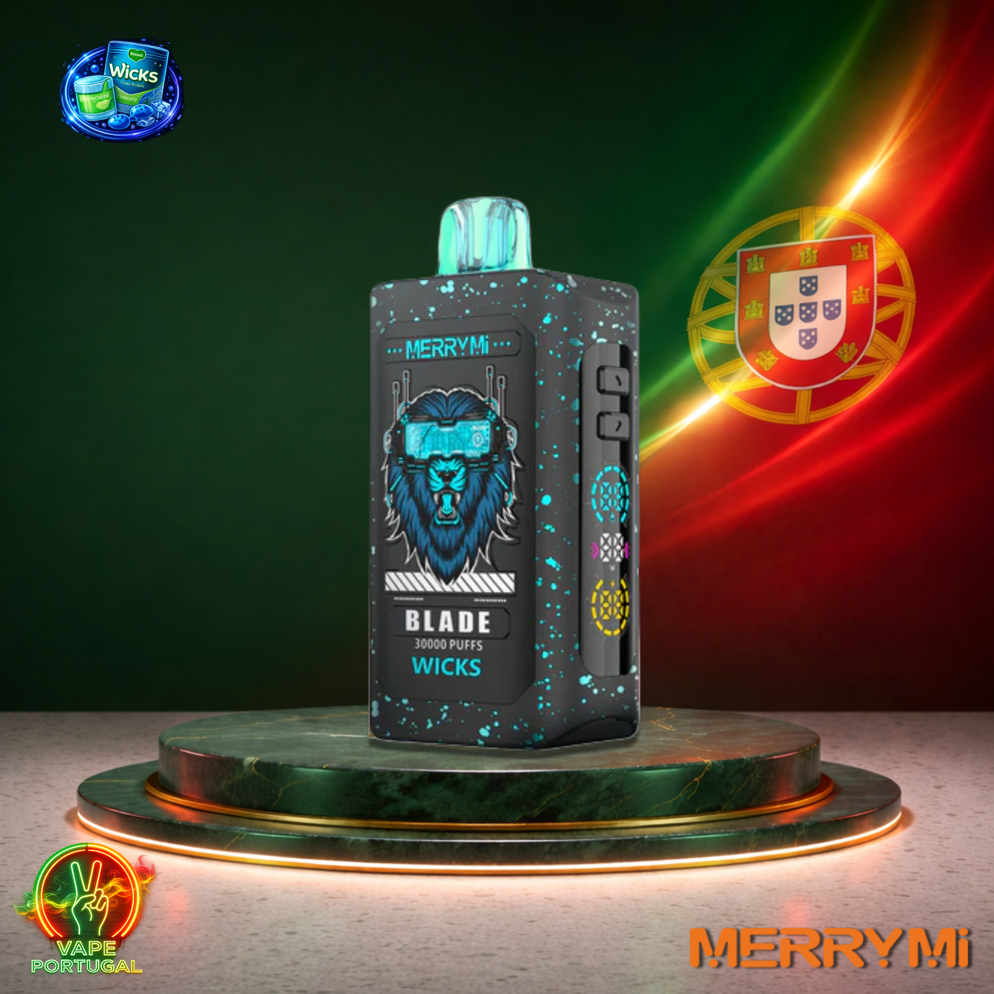 Vape descartável MerryMi Blade 30K sabor Wicks 30000 puffs 30K tragadas mais barato