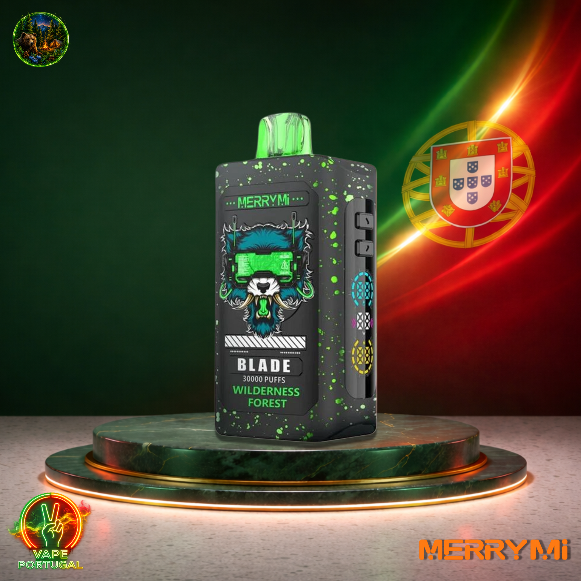 Vape descartável MerryMi Blade 30K sabor Wilderness Forest 30000 puffs 30K tragadas mais barato