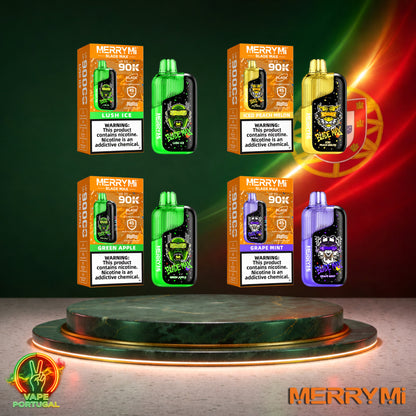 Vape descartável MerryMi Blade Max 90K Vários Sabores Coleção 90000 puffs comprar em Portugal