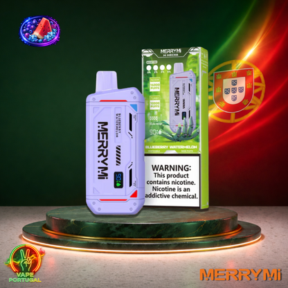 Vape descartável MerryMi M Mecha 16K sabor Blueberry Watermelon 16000 puffs 16K tragadas mais barato