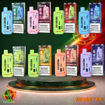 Vape descartável MerryMi M Mecha 16K sabor Vários Sabores 16000 puffs 16K tragadas mais barato