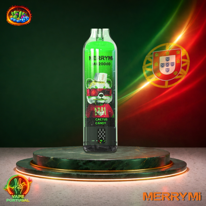 Vape descartável MerryMi MK 20000 20K sabor Cactus Candy 20000 puffs 20K tragadas mais barato em Portugal