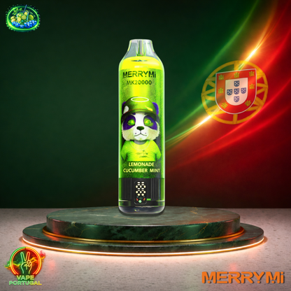 Vape descartável MerryMi MK20000 20K sabor Lemonade Cucumber Mint 20000 puffs 20K tragadas mais barato em Portugal