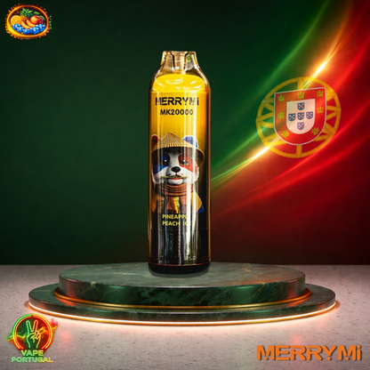 Vape descartável MerryMi MK20000 20K sabor Pineapple Peach Ice 20000 puffs 20K tragadas mais barato em Portugal