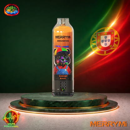 Vape descartável MerryMi MK 20000 20K sabor Summer Blaze 20000 puffs 20K tragadas mais barato em Portugal