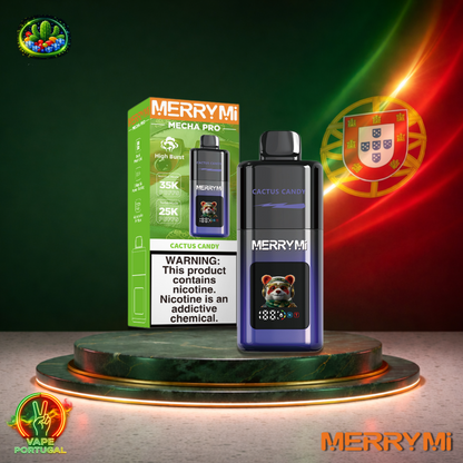 Vape descartável MerryMi Mecha Pro 35K sabor Cactus Candy 35000 puffs 35K tragadas mais barato