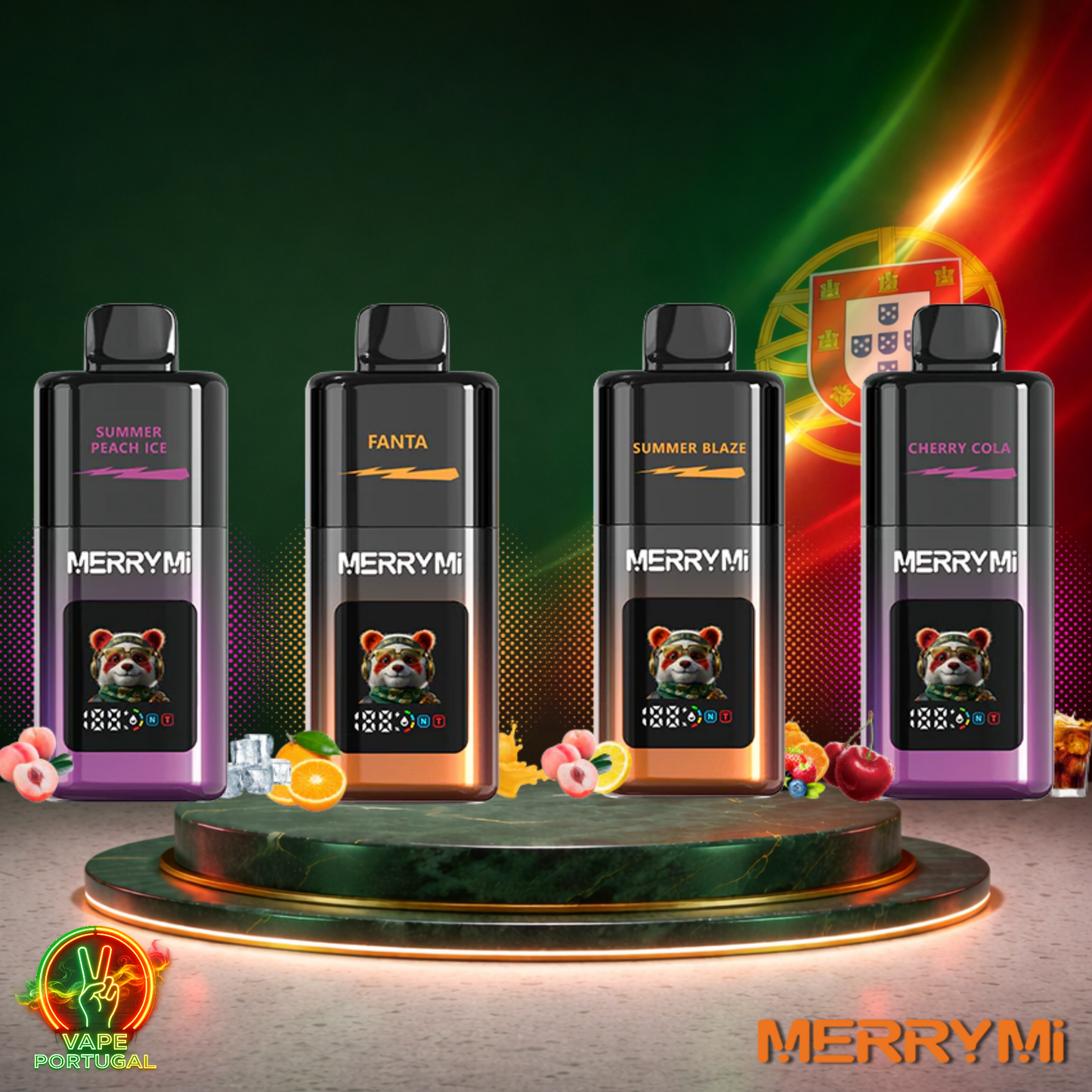 Vape descartável MerryMi Mecha Pro 35K Vários Sabores 35000 puffs 35K tragadas mais barato