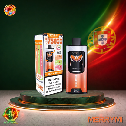 Vape descartável MerryMi Mecha Twist 75K Peach Series 75000 puffs comprar em Portugal