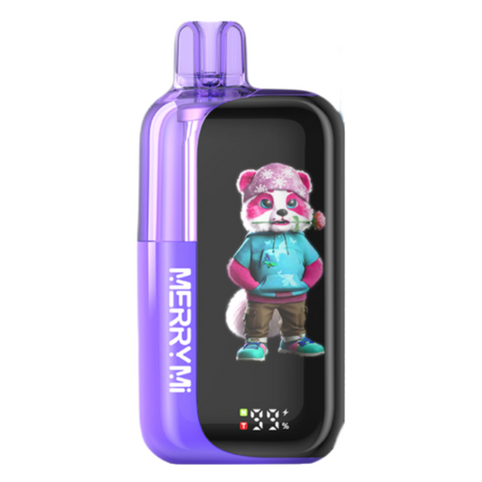 Vape descartável MerryMi Panda X 40K Blueberry Raspberry Cherry 40000 puffs comprar em Portugal