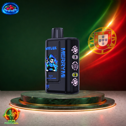 Vape descartável MerryMi WiFlux 24K sabor Lush Ice Raspberry 24000 puffs 24K tragadas mais barato
