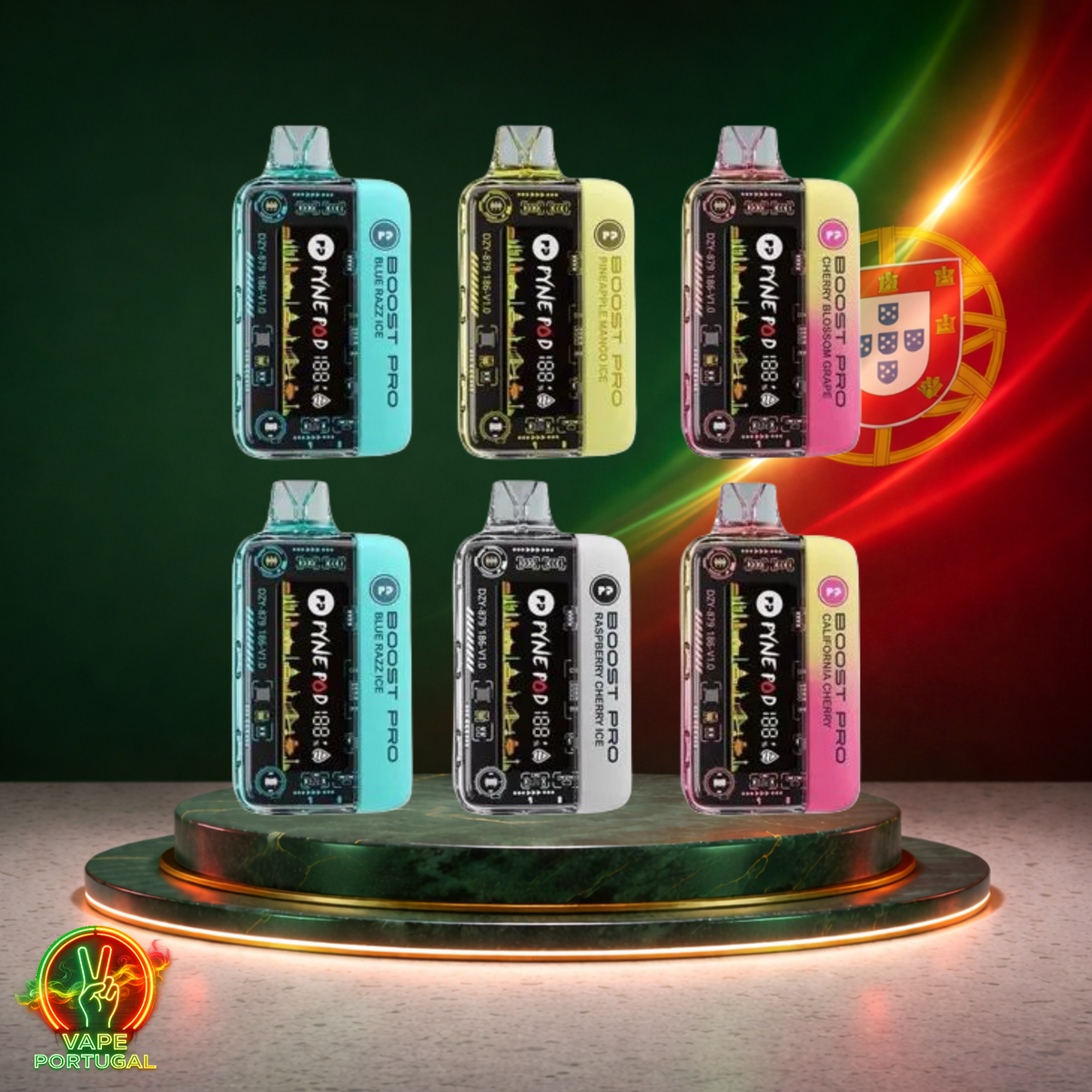 Vape descartável Pyne Pod Boost Pro 20K Mix 20000 puffs comprar em Portug