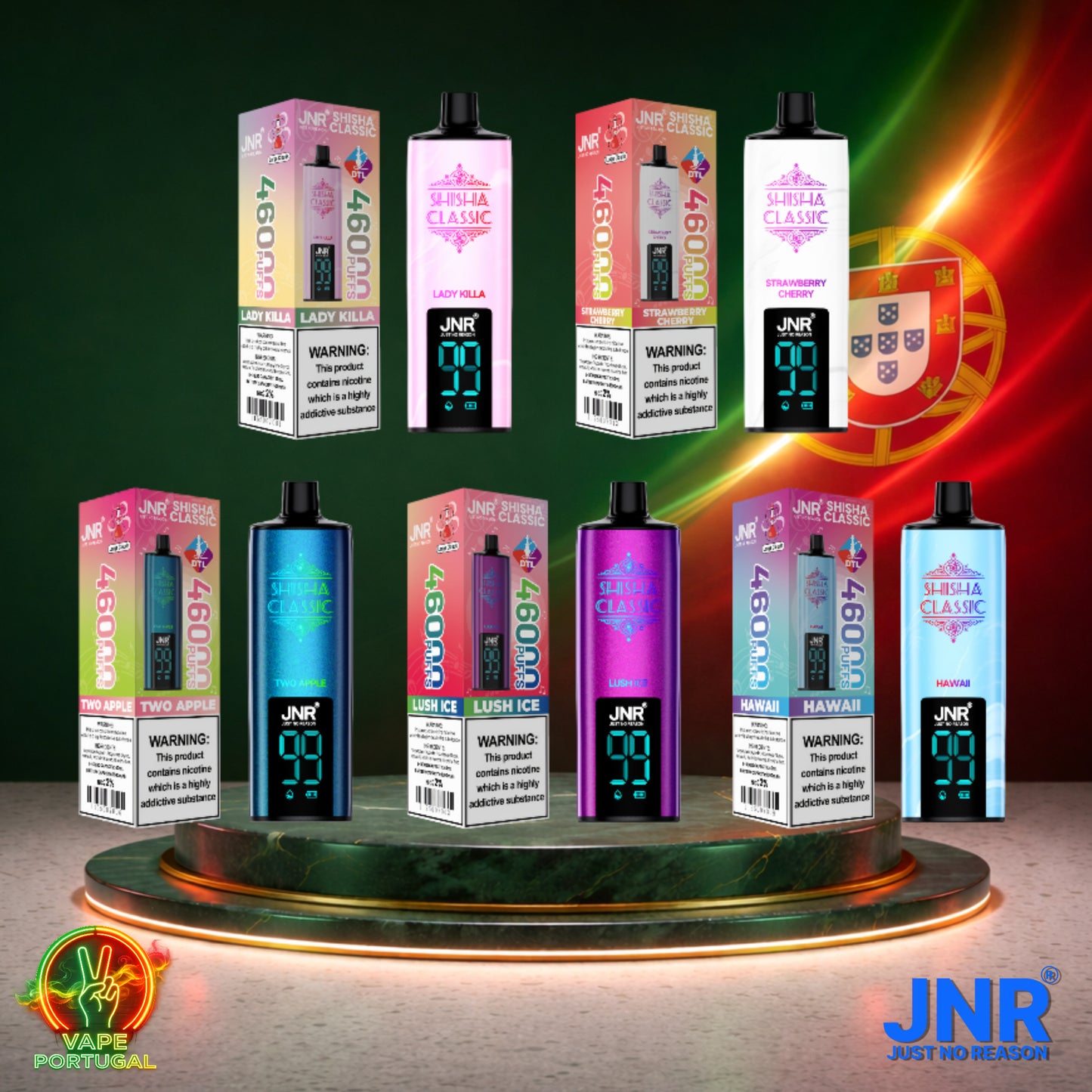 Vape descartável Shisha Classic 46K sabor Mix1 46000 puffs 46K tragadas mais barato