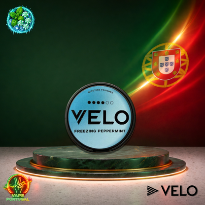Bolsas de nicotina VELO 10,9 mg sabor Freezing Peppermint mais barato em Portugal