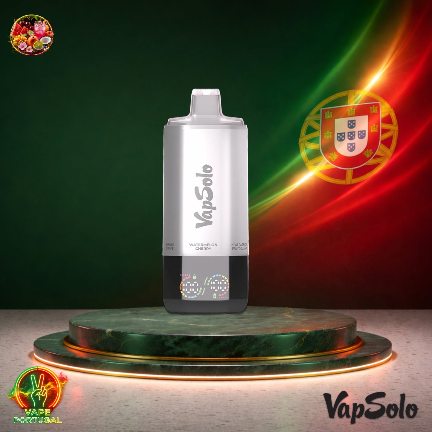 Vape descartável VapSolo 180K Sixer sabor Watermelon Kiwi Mango Pink Coconut Sakura 180000 puffs 180K tragadas mais barato