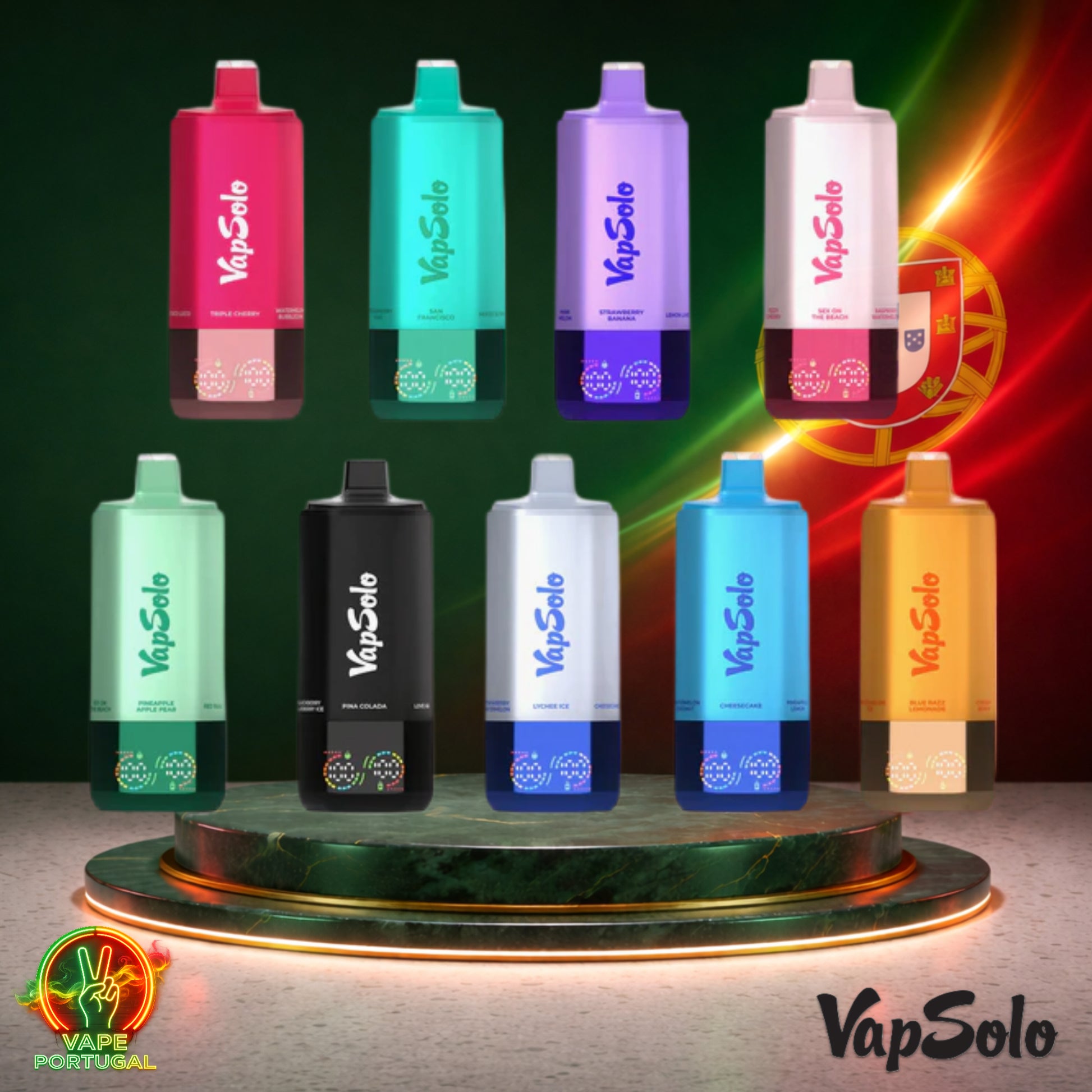 Vape descartável VapSolo 180K Sixer sabor Mix 180000 puffs 180K tragadas mais barato