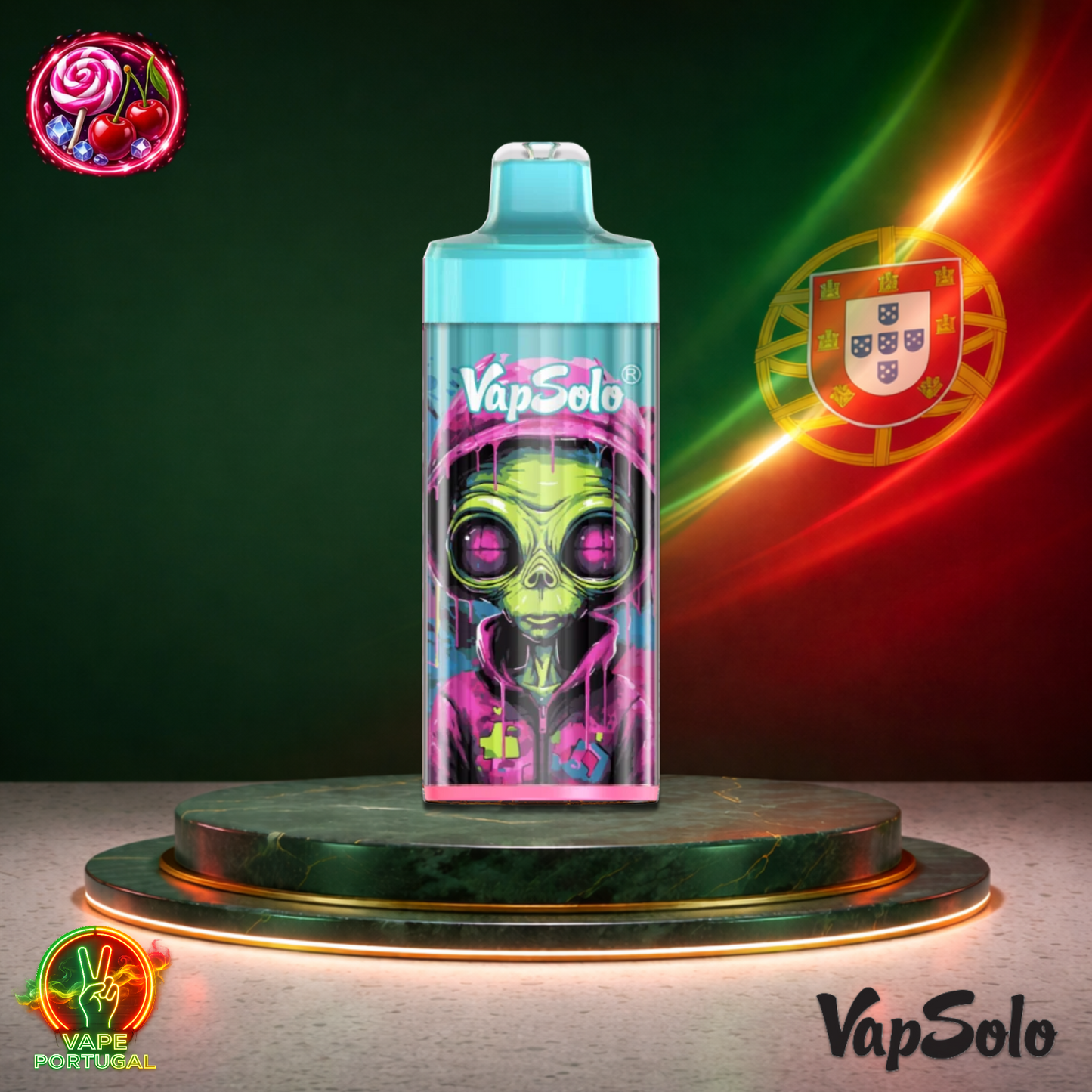 Vape descartável VapSolo King Pro 40K sabor Fizzy Cherry 40000 puffs 40K tragadas mais barato