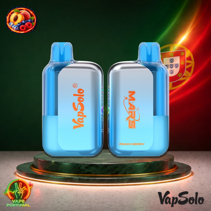 Vape descartável VapSolo Mars 50K sabor Peach Berry com 50000 puffs 50K tragadas mais barato