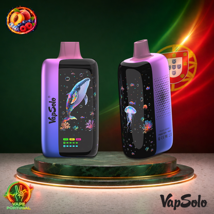 Vape descartável VapSolo Master 70K sabor Peach Berry 70000 puffs 70K tragadas mais barato