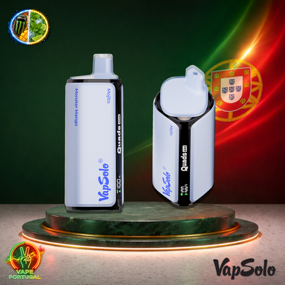 Vape descartável VapSolo Quads 80K sabor Monster Mango Mojito 80000 puffs 80K tragadas mais barato