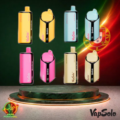 Vape descartável VapSolo Quads 80K sabor Vários Sabores 80000 puffs 80K tragadas mais barato